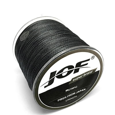 JOF 500M 300M 100M Multicolour PE Braided Wire 8/4 Strands