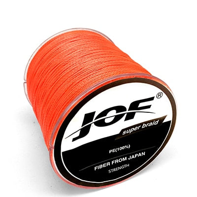 JOF 500M 300M 100M Multicolour PE Braided Wire 8/4 Strands Multifilame –  Saltyboys Fishing